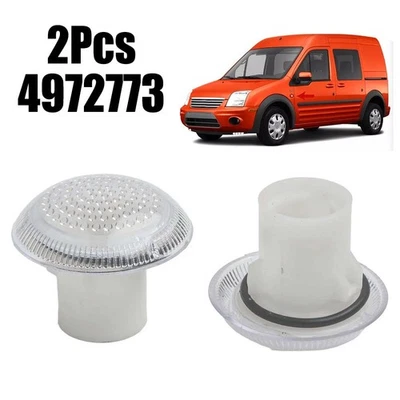 2Pcs Side Light Lens Compatible with For Ford For Transit Connect 2002 2013 - Image 1 of 4