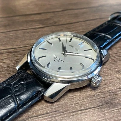 King Seiko 44-9990 Second Model Shield Medallion Manual Wind Vintage OH Serviced - Image 1 of 4