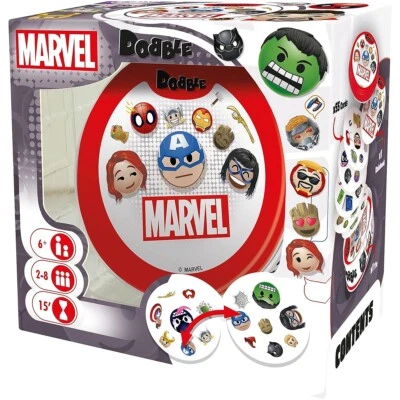 Dobble: Marvel Emoji Edition Family Card Game For 2-8 Players Ages 6+ - Image 1 of 4