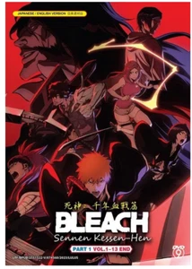 Bleach Anime DVD : Sennen Kessen-hen (Part 1+2 Vol.1-26 End)-FREE SHIPPING - Picture 1 of 5