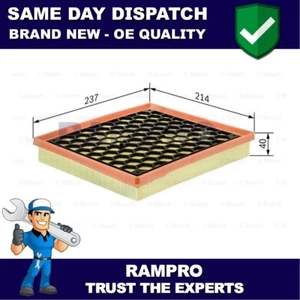 Rampro Air Filter Fits Chrysler Voyager 2000-2008 Grand Voyager 2007-2024 - Picture 1 of 12