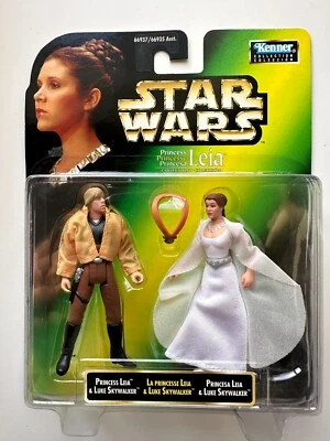 STAR WARS - COLECCIÓN - PRINCESA LEIA Y LUKE SKYWALKER - KENNER 1997 Foto 1 de 2