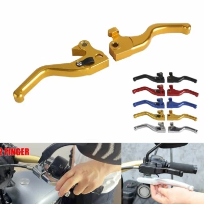 Freio de mão curto e alavancas de embreagem para 2004-13 Harley Sportster 1200 883 ferro 883 - Imagem 1 de 4