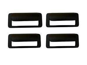 Cast Iron Black Drawer Pulls Lightly Distressed 5 in Long Set Of 4