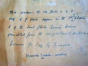 William Harrison Ainsworth - 1849 with Handwritten notes by Harold Locke - Picture 1 of 11