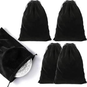 4 Pieces Silver Storage Bags anti Tarnish Cloth Bag for Storage, Jewelry, Flatwa - Picture 1 of 12