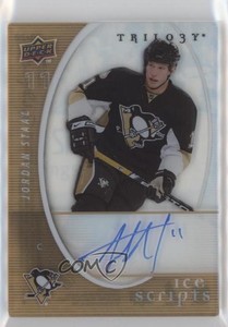 2008-09 Upper Deck Trilogy Ice Scripts Jordan Staal #IS-JS Auto