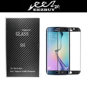 Full Cover curved Tempered Glass Screen Protector For Samsung Galaxy S6 Edge - Picture 1 of 10