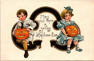 Postal de Halloween May You Have a Jolly Halloween Griggs - Imagen 1 de 2