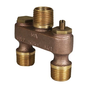 1/2"in SWT Fitting Connections Lead Free Brass Anti-Sweat Toilet Tank Valve USA - Picture 1 of 6