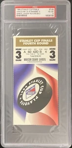 1994 Stanley Cup Finals Ticket Stub 6/9/94 Game 5 PSA/DNA VG-EX 4 NY Rangers - Picture 1 of 2