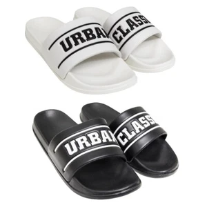 Urban Classics UC Logo Slides Bath Shoes Slippers Sandals - Picture 1 of 17