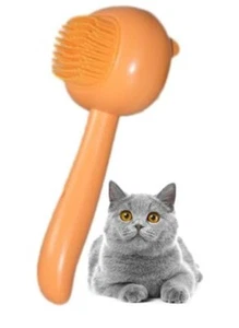 Soft Dog Bath Brush with Shampoo Dispenser Hair Brush Bathing and Shedding NEW - Picture 1 of 6