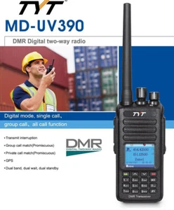 TYT MD-UV390 DMR Digital Mobilfunkgerät Dual Band GPS Radio mit Programmierkabel - Bild 1 von 12