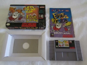 Ren & Stimpy Show: Fire Dogs SNES Super Nintendo CIB Complete Box 1994 THQ RARE - Picture 1 of 12