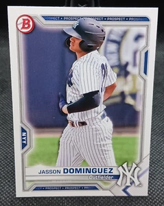 2021 Bowman Prospects - Jasson Dominguez #BP-13 New York Yankees - Picture 1 of 2