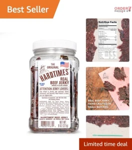 Beef Jerky Flavor 8 oz. Low Carb Handcrafted Snack Protein Treat - Picture 1 of 7