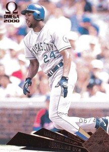 2000 Pacific Omega Copper Kansas City Royals #68 Jermaine Dye /45