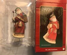 Carlton Cards Heirloom  "The Jolly Gentleman" Santa Ornament NIB