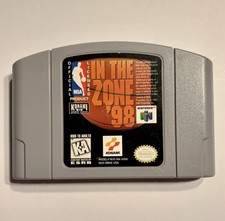 NBA In The Zone '98 - Nintendo 64 N64 - CLEANED - TESTED - AUTHENTIC