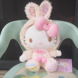 Sanrio New 2022 Easter Hello Kitty Plush Toys Stuffed Soft Doll 8'' - Picture 1 of 5