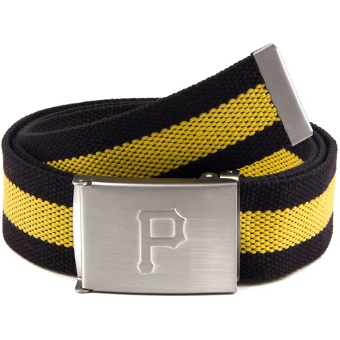 Men's Pittsburgh Pirates Fabric Belt Cover
