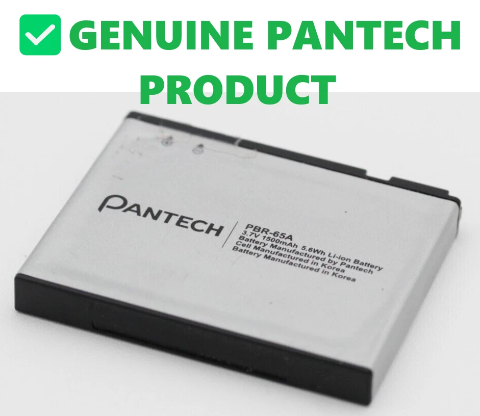 Batería de repuesto Pantech PBR65A (5HTB0108B0A) - Original OEM Foto 1 de 1