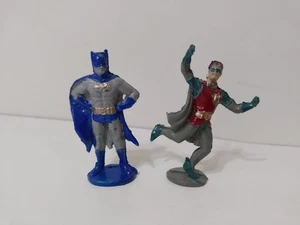Lote Figuras Plásticas Gulliver Cómics DC De Colección Batman & Robin Argentina Años 80 - Imagen 1 de 2