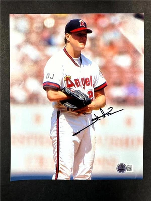 Jim Abbott signed Anaheim Angels 8x10 Photo autograph ~ Beckett BAS - Image 1 of 3