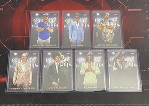 Lote de insertos de goteo de celebración del día del juego Topps Serie 1 2025 (7) - Imagen 1 de 15