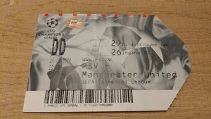 Boleto 2000 PSV vs Manchester United Champions League 34131 - Imagen 1 de 1