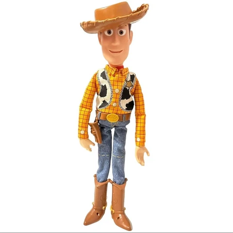 Disney Toy Story 4 Sheriff Woody Interactive Drop-Down Action Doll Figure 64431 Cover