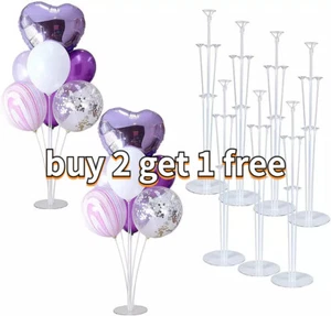 Table Balloon Arch Kit Column Stand Base Birthday Wedding Party Back to school - Picture 1 of 6
