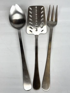 Lauffer MidCentury 3 Piece Serving Utensils Stainless Steel 18/8 Made in Japan - Picture 1 of 12