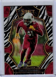 Premier Level #103 Myjai Sanders (RC) Zebra SSP Case Hit Super Short Print - Picture 1 of 2