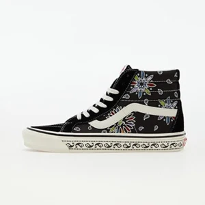 Nuovissimo taglia 9,5 - VANS Sk8-Hi 38 DX x Anaheim Factory Black Paisley 2021 RTS - Foto 1 di 4