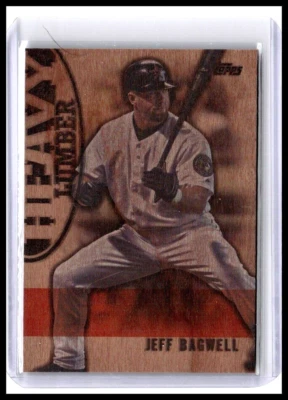 2024 Topps #HL-23 Jeff Bagwell Heavy Lumber (Wood Card!!!) - Image 1 of 2