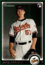 2010 Bowman Draft Baseball #BDP41 Jake Arrieta RC