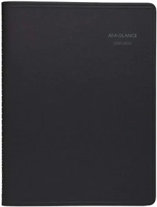 At-A-Glance 761105 Quicknotes Weekly/monthly Planner, 10 X 8, Black, 2025-2026 - Picture 1 of 6