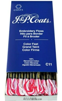 J.P. Coats ~ Embroidery Floss ~ Per Skein - Image 1 of 2