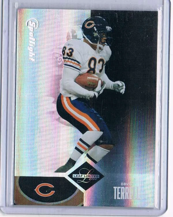 2004 Leaf Limited Silver Spotlight #25 David Terrell Rookie Card /25  - Image 1 of 1
