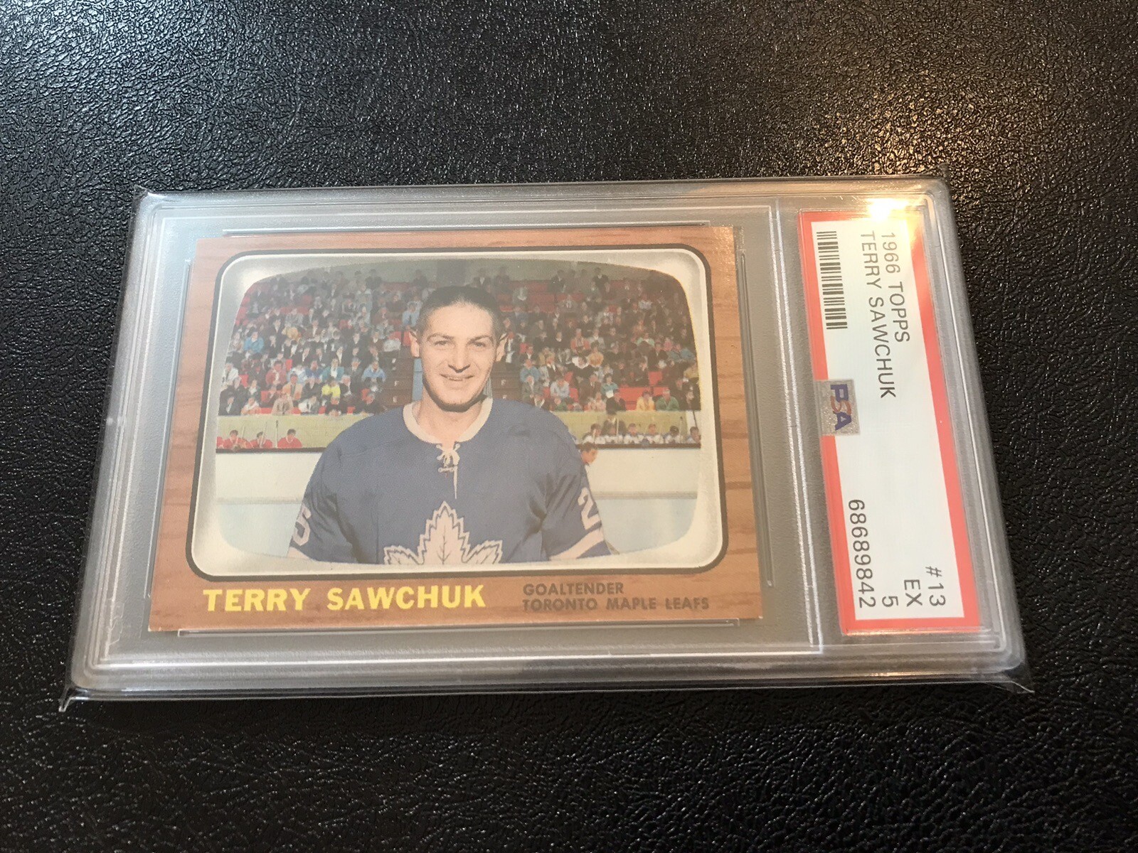 1966 Topps Terry Sawchuk PSA 5