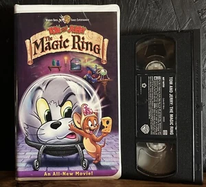 Tom and Jerry The Magic Ring VHS Movie Clamshell Warner Bros. FREE SHIPPING - Picture 1 of 2