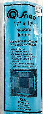 NEW 1980s Q Snap Square Lap Stitching Frame PVC 17x17 Block Quilting Vintg 11910 • 39.54€