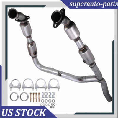 Catalytic Converter (RWD VEHICLE ONLY) Fits 2001 2002 2003 Ford F-150 4.2L LH+RH - Image 1 of 4