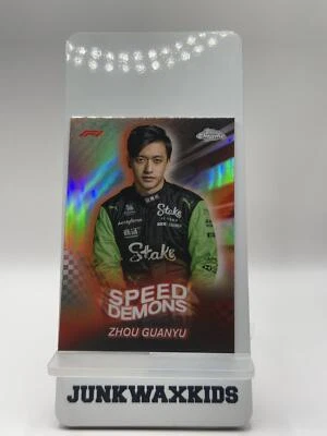 2024 Topps Chrome Formula One #SD-14 Zhou Guanyu Speed Demons - Image 1 of 2