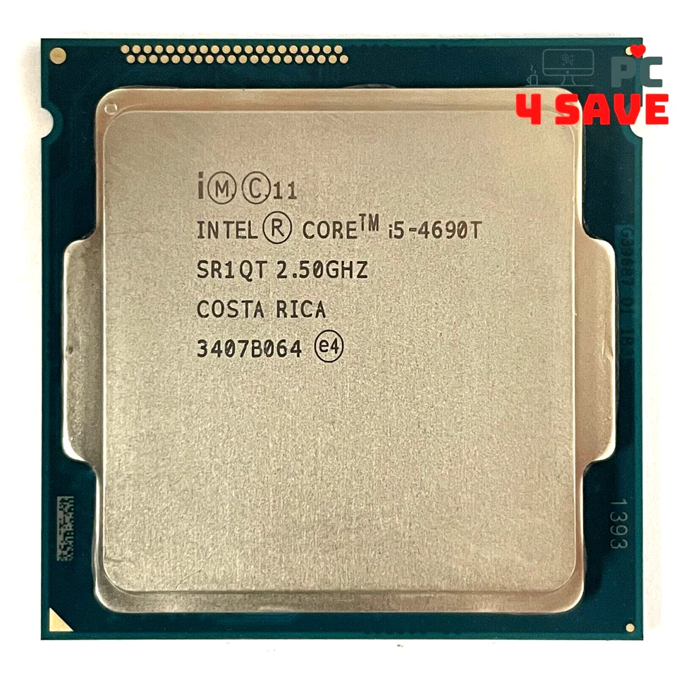 4th Gen Intel Core i5-4690T 3.50GHz 4-Core 6M LGA-1150 Desktop Processor SR1QT - Image 1 of 1