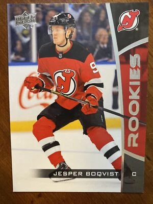 19-20 UD NHL Rookie Box Set RC Rookies 24 Jesper Boqvist - Image 1 of 2