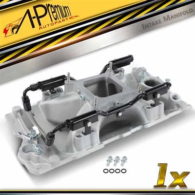 1x 4150 EFI Single Plane Fuel Injection Intake Manifold for Chevy Small Block V8 - Image 1 of 4