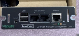 18x APC Schneider Electric Smart Slot AP9631 UPS carte de gestion réseau 2 - Photo 1/5